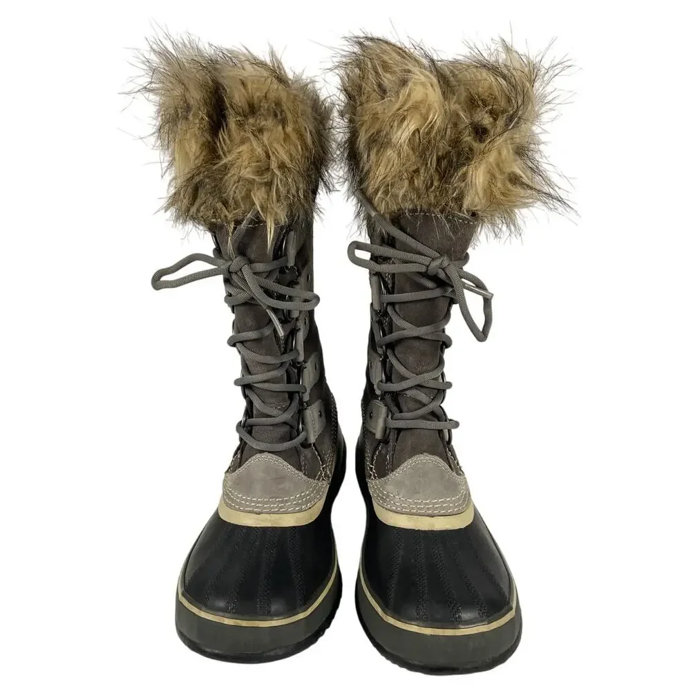 Sorel Joan Of Arctic Women's Waterproof Boots Faux Fur Size 8